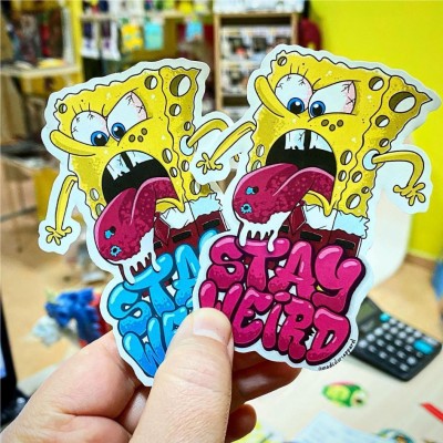 СТИКЕР SPONGE WIERD 